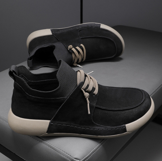 Non-slip Men's Casual sneaker New Shoes Black Color