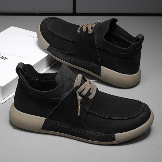 Non-slip Men's Casual sneaker New Shoes Black Color