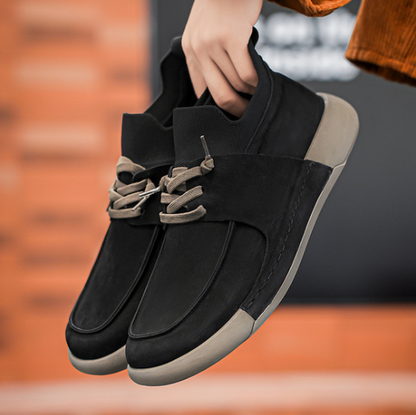 Non-slip Men's Casual sneaker New Shoes Black Color